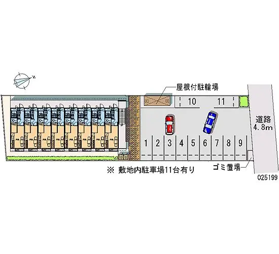 ★手数料０円★大津市蓮池町　月極駐車場（LP）